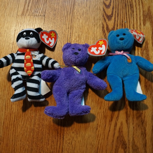 TY Teenie Beanie Babies Bundle - McDonald's Characters (bundle of 3) - Picture 1 of 4